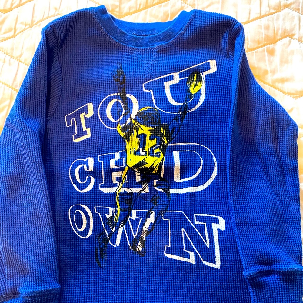 CHILDRENS PLACE waffle graphic T-shirt size 5/6 kids